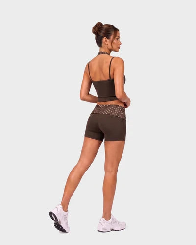 AllNaturals™ Blossom Dot Halter Yoga Set