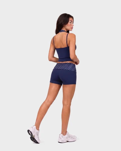 AllNaturals™ Blossom Dot Halter Yoga Set